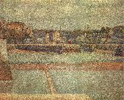 The Reflux of Port en bessin Georges Seurat